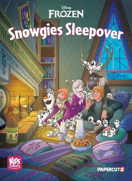 Cover Art for DISNEY KIDS COMICS HC FROZEN SNOWGIES SLEEPOVER