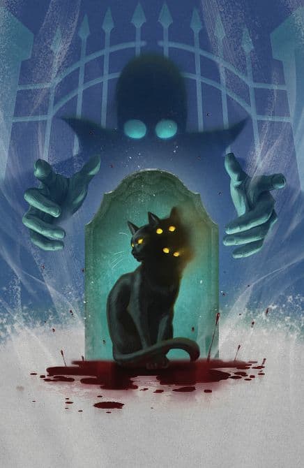 Cover Art for STUFF OF NIGHTMARES THE CAT IN THE COFFIN
