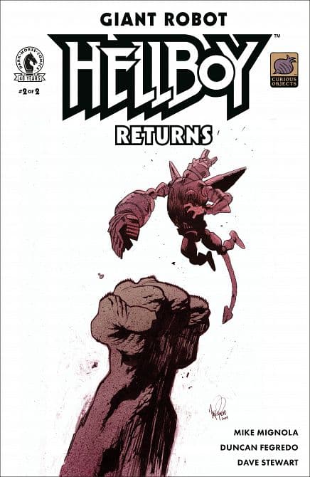 Cover Art for GIANT ROBOT HELLBOY RETURNS
