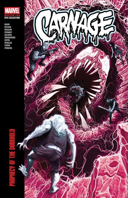 Cover Art for CARNAGE MODERN ERA EPIC COLLECTION PROPHECY OF THE DARKHOLD TP
