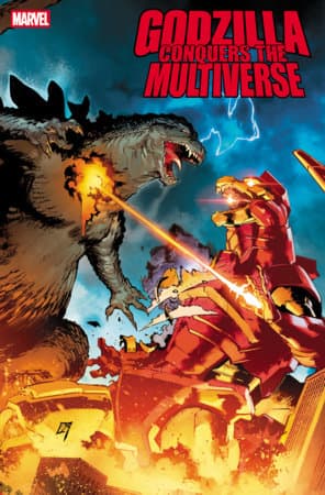 Cover Art for GODZILLA CONQUERS THE MULTIVERSE