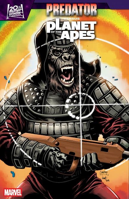 Cover Art for PREDATOR VS. THE PLANET OF THE APES