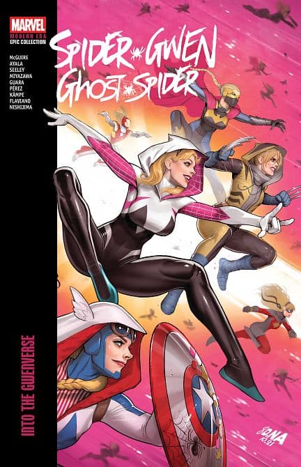 Cover Art for SPIDER-GWEN GHOST-SPIDER MODERN ERA EPIC COLLECTION INTO THE GWENVERSE TP