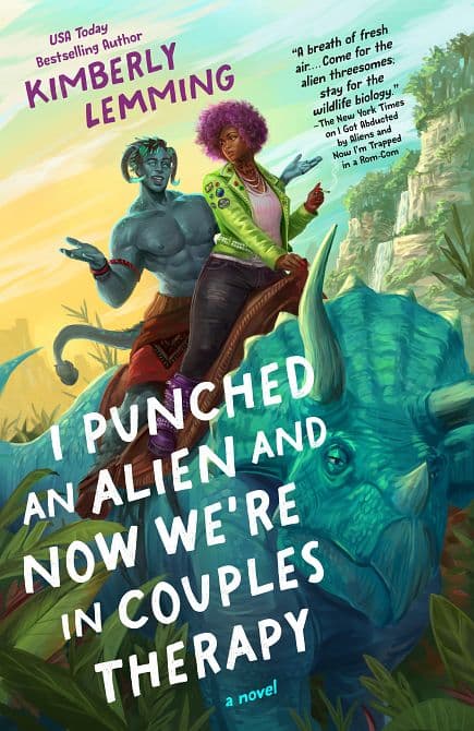 Cover Art for I PUNCHED AN ALIEN AND NOW WE'RE IN COUPLES THERAPY TP
