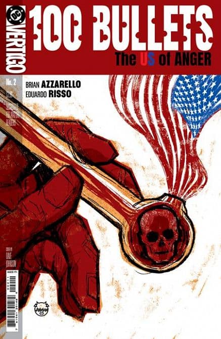 Cover Art for 100 BULLETS THE US OF ANGER