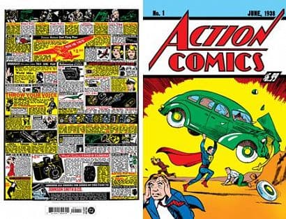 Cover Art für ACTION COMICS FACSIMILE EDITION