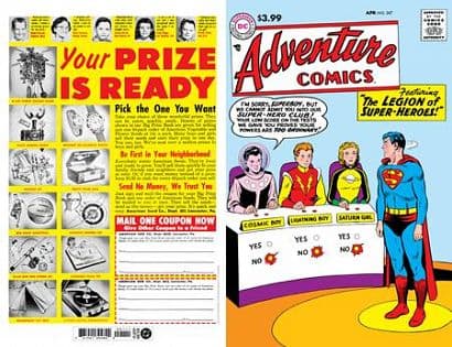 Cover Art for ADVENTURE COMICS FACSIMILE EDITION