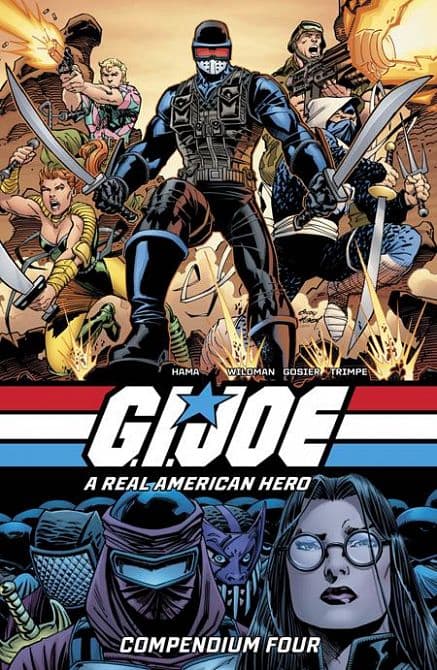 Cover Art for GI JOE A REAL AMERICAN HERO COMPENDIUM TP VOL 04 ANDY KUBERT & LAURA MARTIN CVR