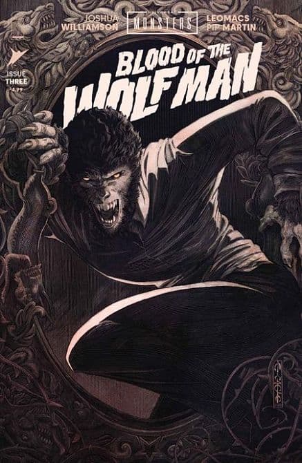 Cover Art for UNIVERSAL MONSTERS BLOOD OF THE WOLF MAN