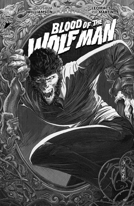 Cover Art for UNIVERSAL MONSTERS BLOOD OF THE WOLF MAN