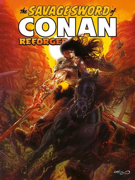 Cover Art for SAVAGE SWORD OF CONAN REFORGED