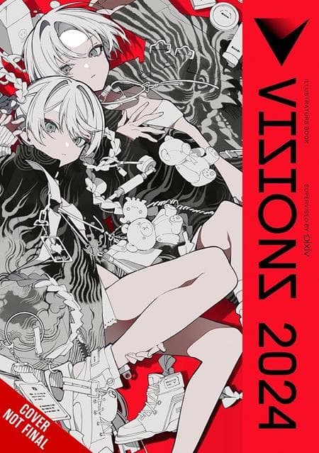 Cover Art for VISIONS 2024 ILLUSTRATORS BOOK TP