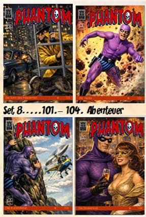 PHANTOM 101.- 104. ABENTEUER ( ECR VERLAG )