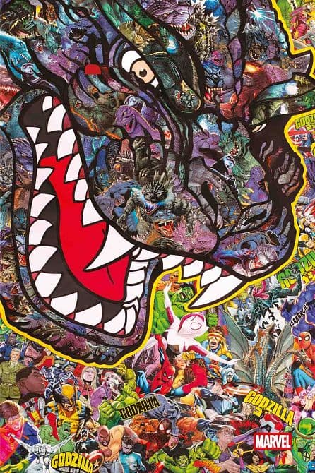 GODZILLA GEGEN DAS MARVEL-UNIVERSUM #1 – Hardcover | Auf 150 Ex. Lim. Hc | Variant-Cover Cover