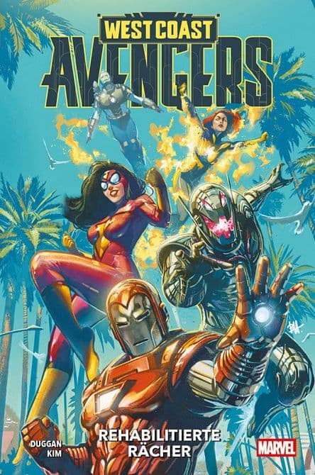 Cover Art for WEST COAST AVENGERS PAPERBACK