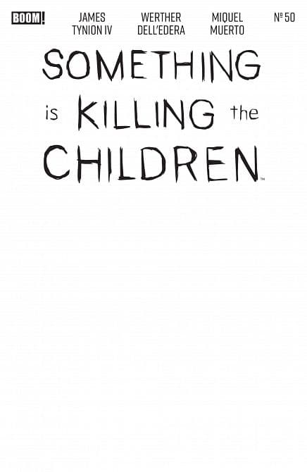 Cover Art for SOMETHING IS KILLING THE CHILDREN