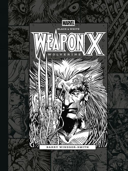 Cover Art for MARVEL BLACK & WHITE BARRY WINDSOR-SMITH'S WEAPON X HC
