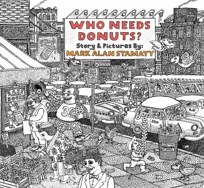 Cover Art for WHO NEEDS DONUTS? HC