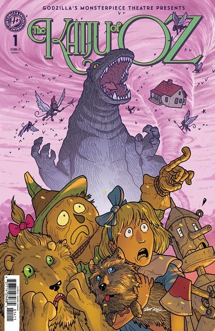 Cover Art for GODZILLA’S MONSTERPIECE THEATRE PRESENTS THE KAIJU OF OZ x