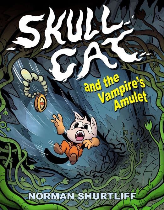 Cover Art for SKULL CAT BOOK 02 SKULL CAT AND THE VAMPIRES AMULET TP