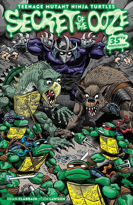 Cover Art for TEENAGE MUTANT NINJA TURTLES SECRET OF THE OOZE--35TH ANNIVERSARY HC