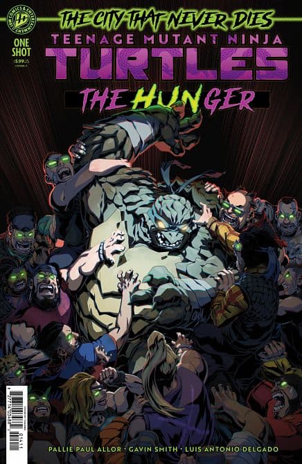 Cover Art for TEENAGE MUTANT NINJA TURTLES THE HUNGER