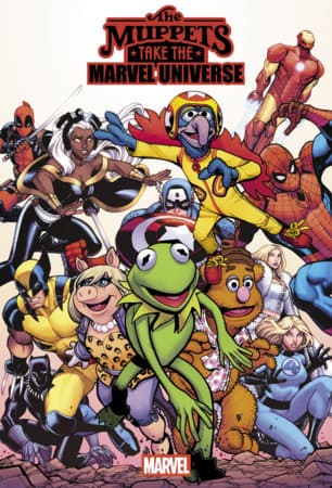 Cover Art for MUPPETS TAKE THE MARVEL UNIVERSE