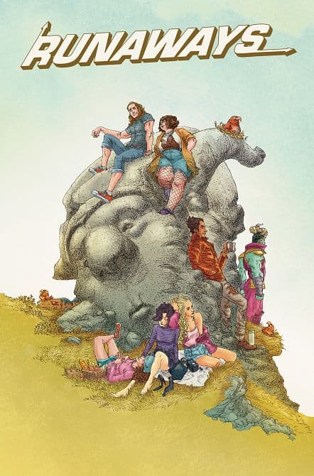 Cover Art for RUNAWAYS BY RAINBOW ROWELL OMNIBUS ADRIAN ALPHONA COVER [ DM ONLY ] HC