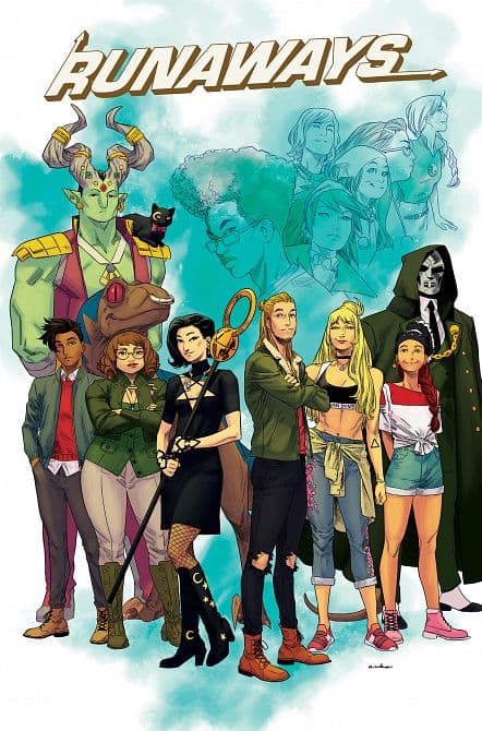 Cover Art for RUNAWAYS BY RAINBOW ROWELL OMNIBUS KRIS ANKA COVER HC