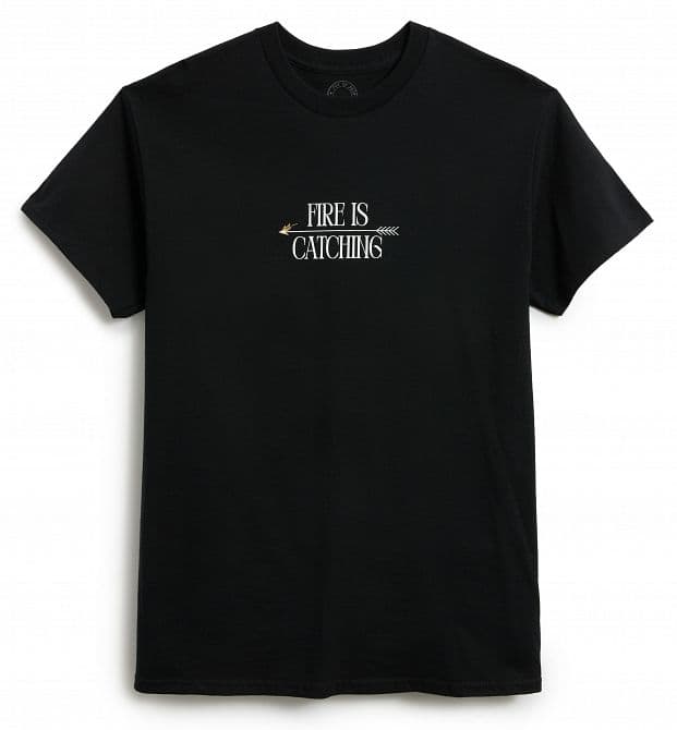 Cover Art for HUNGER GAMES YOU BURN WITH US UNISEX T-SHIRT X-LARGE