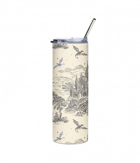 Cover Art for REBECCA YARROS'S FOURTH WING BASGIATH TOILE TUMBLER