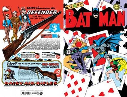 Cover Art for BATMAN FACSIMILE EDITION