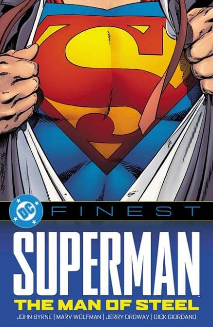 Cover Art for DC FINEST SUPERMAN THE MAN OF STEEL TP