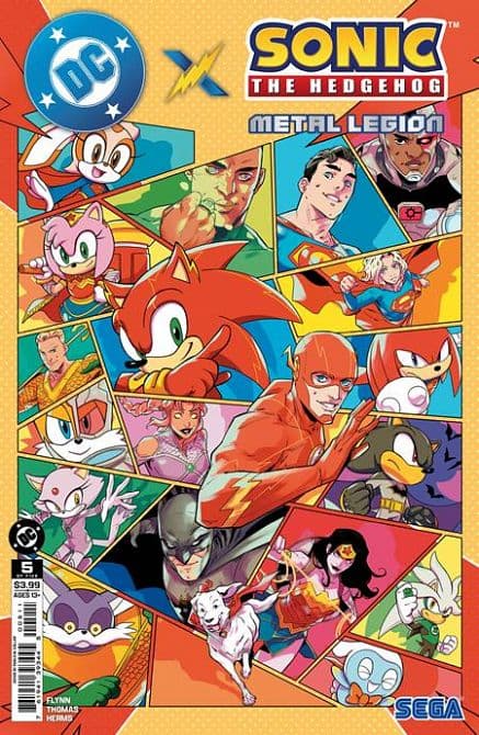 Cover Art für DC X SONIC THE HEDGEHOG METAL LEGION