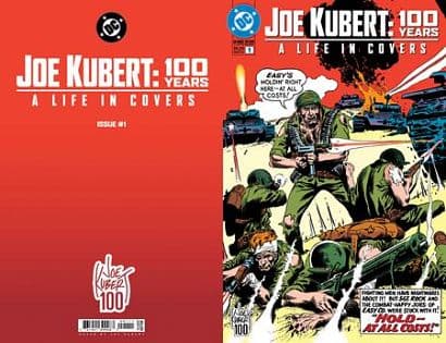 Cover Art for JOE KUBERT 100 YEARS A LIFE IN COVERS
