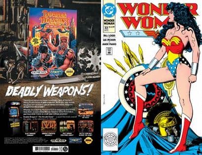 Cover Art for WONDER WOMAN FACSIMILE EDITION