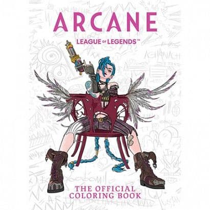 Cover Art for ARCANE TP THE OFFICIAL COLORING BOOK