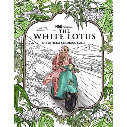 Cover Art for HBO ORIGINAL SERIES THE WHITE LOTUS TP THE OFFICIAL COLORING BOOK