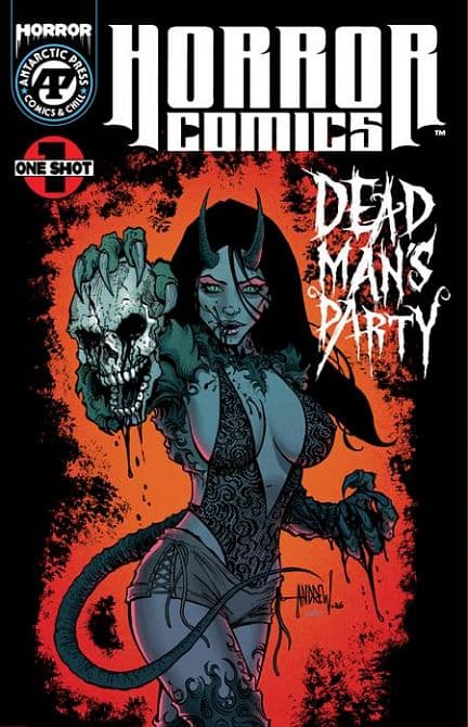 Cover Art for HORROR COMICS DEAD MANS PARTY