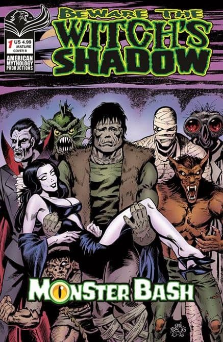 Cover Art for BEWARE THE WITCHS SHADOW MONSTER BASH