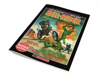 Cover Art for PS ARTBOOKS MAGAZINE HELL RIDER