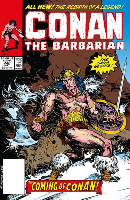 Cover Art for CONAN THE BARBARIAN THE ORIGINAL COMICS OMNIBUS HC VOL 09 REGULAR EDITION MICHAEL HIGGINS