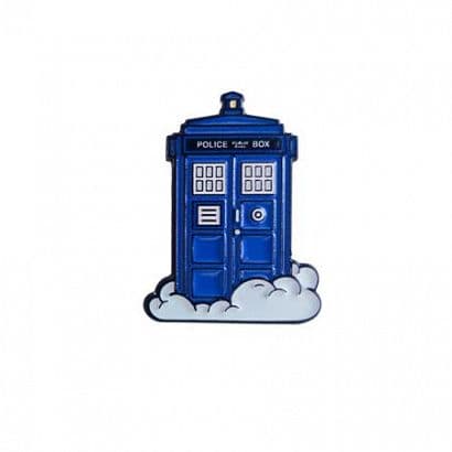 Cover Art for DOCTOR WHO ELEVENTH DOCTORS CLOUD TARDIS ENAMEL PIN BADGE
