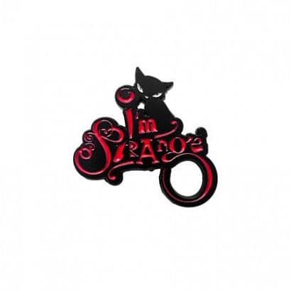 EMILY THE STRANGE IM STRANGE ENAMEL PIN BADGE