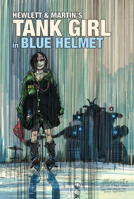 Cover Art for TANK GIRL BLUE HELMET SUMMER SPECIAL