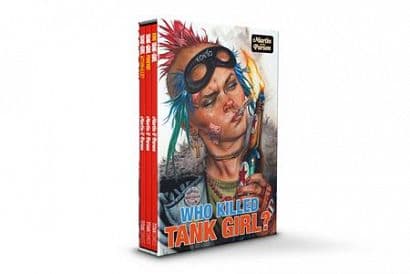 Cover Art for WHO KILLED TANK GIRL HC SLIPCASE SET REGULAR EDITION GREG STAPLES