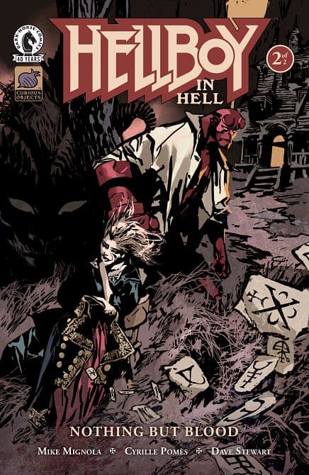 Cover Art for HELLBOY IN HELL NOTHING BUT BLOOD