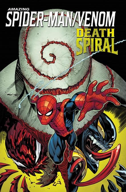 Cover Art for AMAZING SPIDER-MAN/VENOM DEATH SPIRAL TP