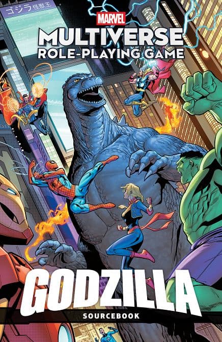 Cover Art for MARVEL MULTIVERSE ROLE-PLAYING GAME GODZILLA TP