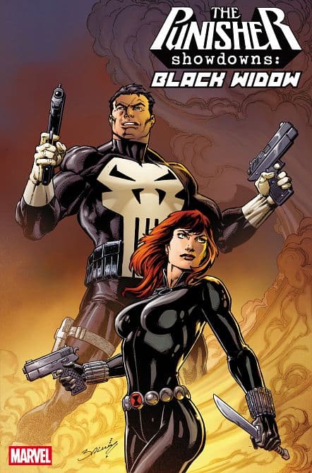 Cover Art for PUNISHER SHOWDOWNS BLACK WIDOW